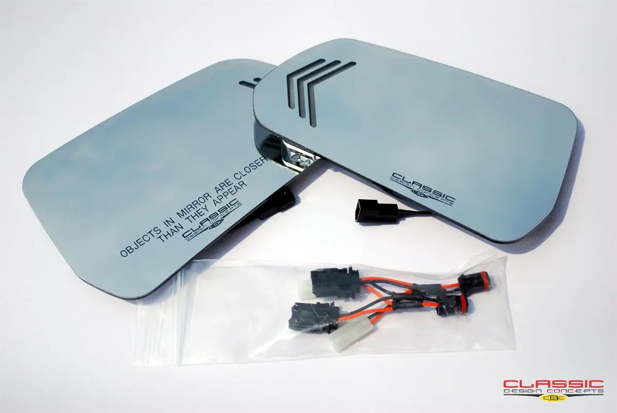Classic Design Concepts Mustang Directional Side Mirrors – 1511-7053-01 1