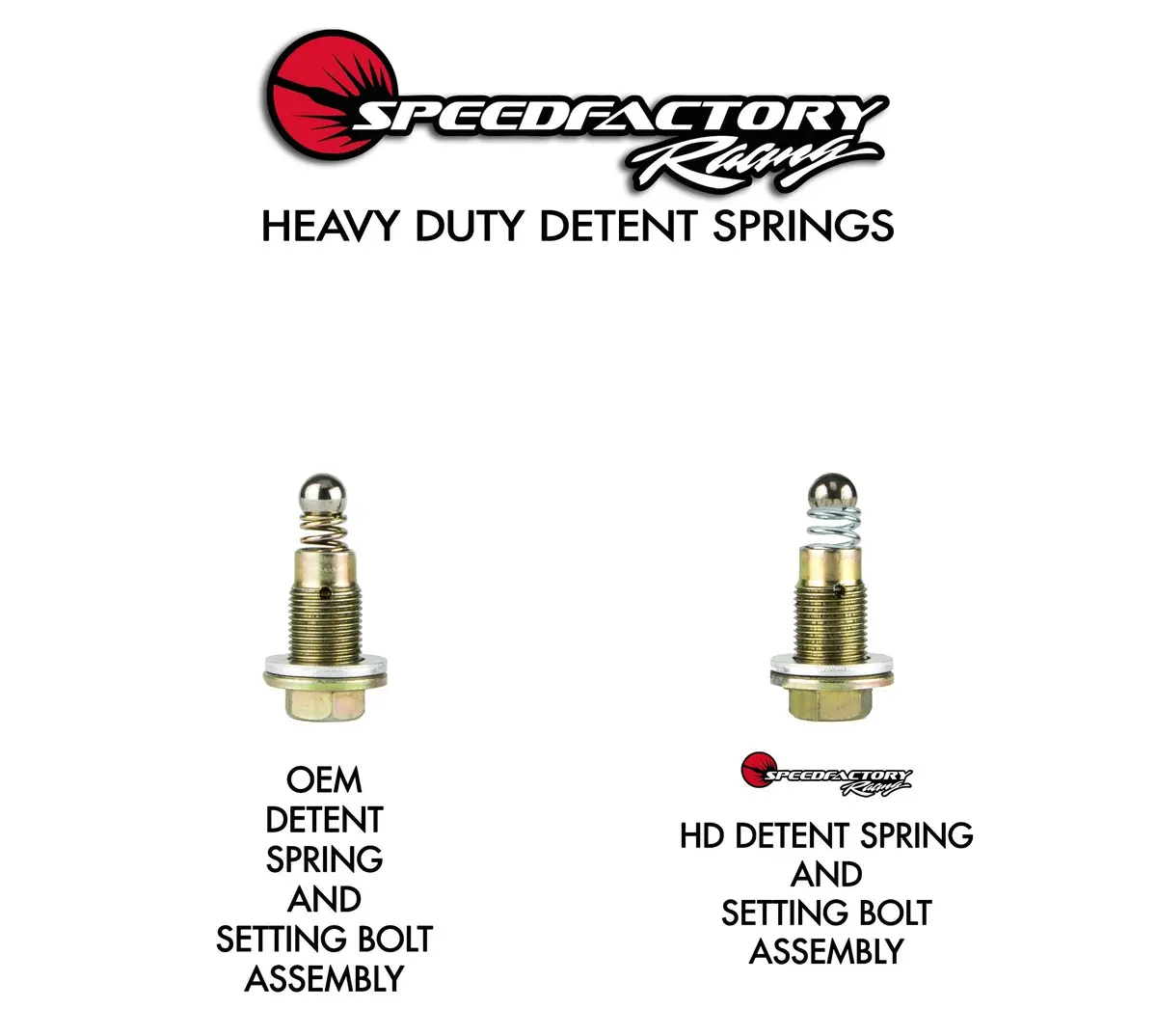 Speedfactory Racing Heavy Duty Detent Spring Kit 3