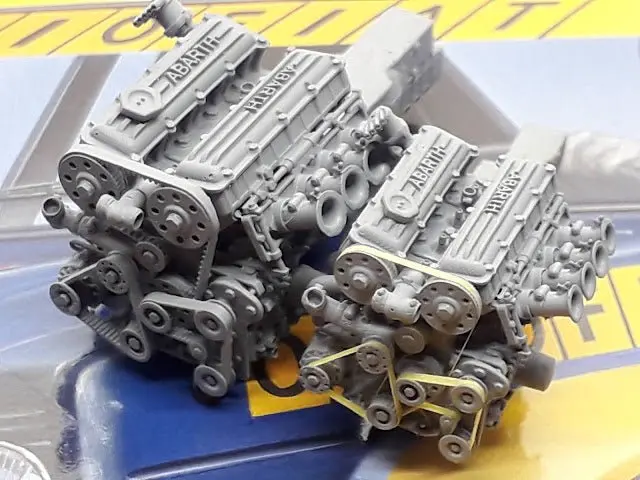 Engine For 131 Abarth Tamiya 1:20 Scale Kit 1