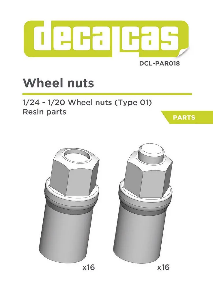 Decalcas Nuts 1/24 Scale 1