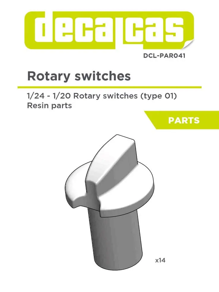 Decalcas Rotary Switch 1/24 Scale 1