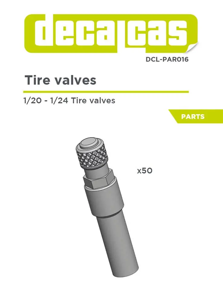 Decalcas Tire Valves 1/24 Scale 1