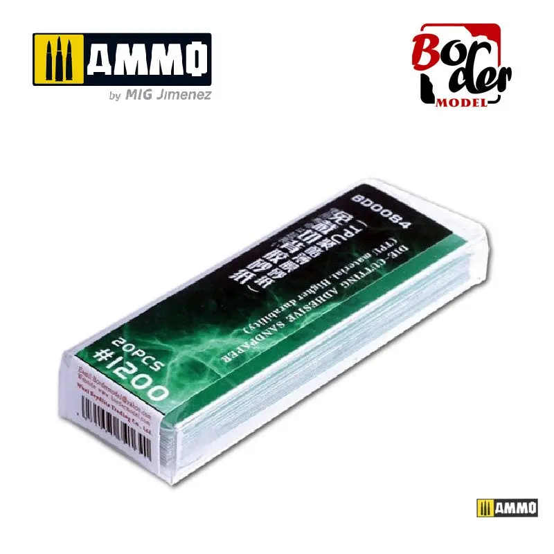 Ammo Die-Cutting Adhesive Sandpaper (Tpu Material) 20Pcs 1200 1
