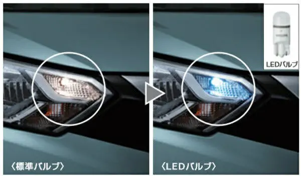 『デイズ』 純正 B43w B44w B45w B46w B47w B48w Ledバルブ ポジションランプ用 パーツ 日産純正部品 電球 照明 ライト オプション アクセサリー 用品 1