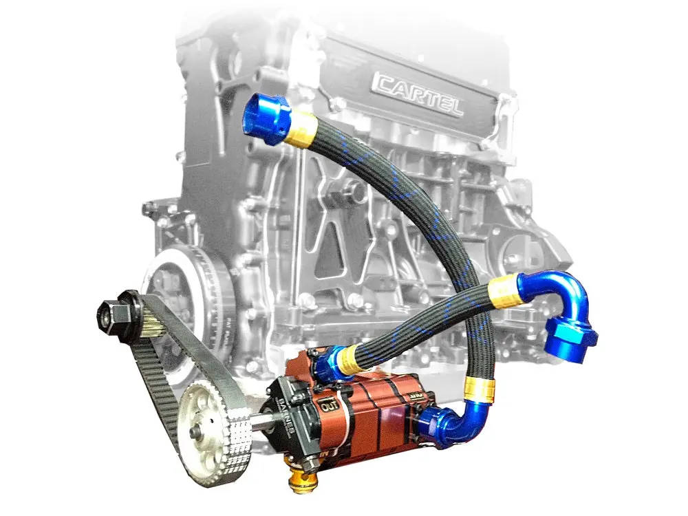 Drag Cartel Dry Sump Oil System Kit For The Honda - Acura K Series (K20 & K24) Engines 1