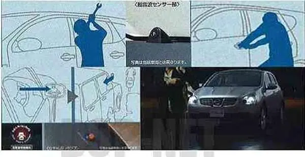 『デュアリス』 純正 Kj10 Knj10 セキュリティーサポートシステム(超音波カーアラームタイプ) パーツ 日産純正部品 Dualis オプション アクセサリー 用品 1