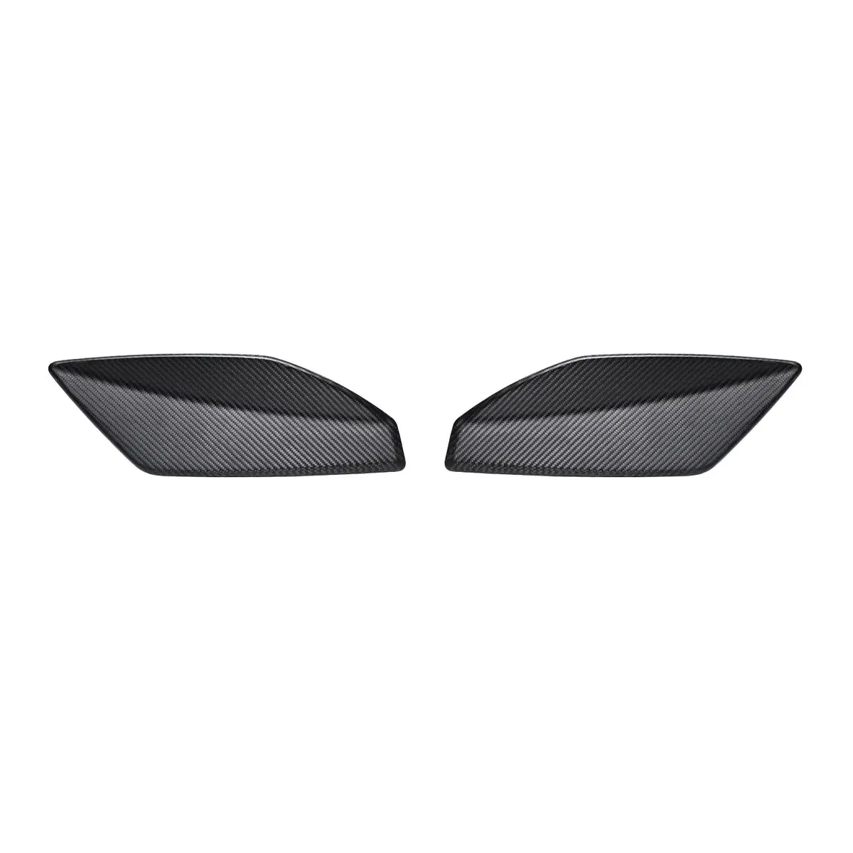 Sr Drs-1 Dry Carbon Fiber Endplates For Gt4 Rs Oem Wing [Porsche 718 Cayman Gt4 Rs] 1