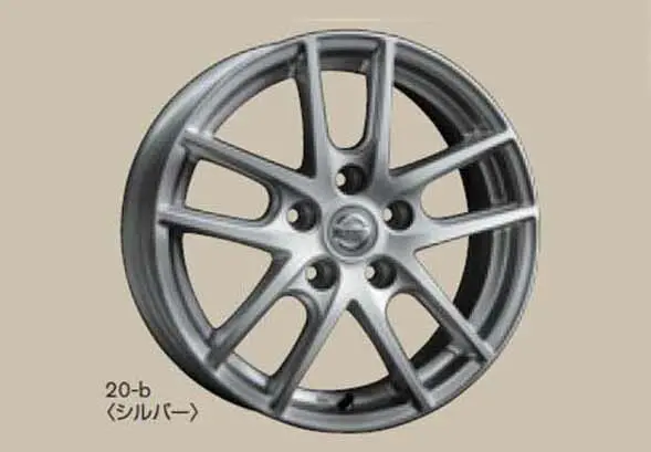 『セレナ』 純正 C27 Gc27 Gfc27 Gnc27 Gfnc27 エスティーロアルミホイール 15×5.5J インセット45 シルバー 1本からの販売 パーツ 日産純正部品 安心の純正品 Serena オプション アクセサリー 用品 1