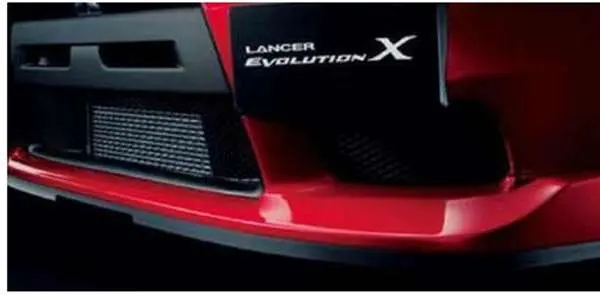 『ランサーエボリューションx』 純正 Cz4a フロントスポイラー パーツ 三菱純正部品 Lancer オプション アクセサリー 用品 1