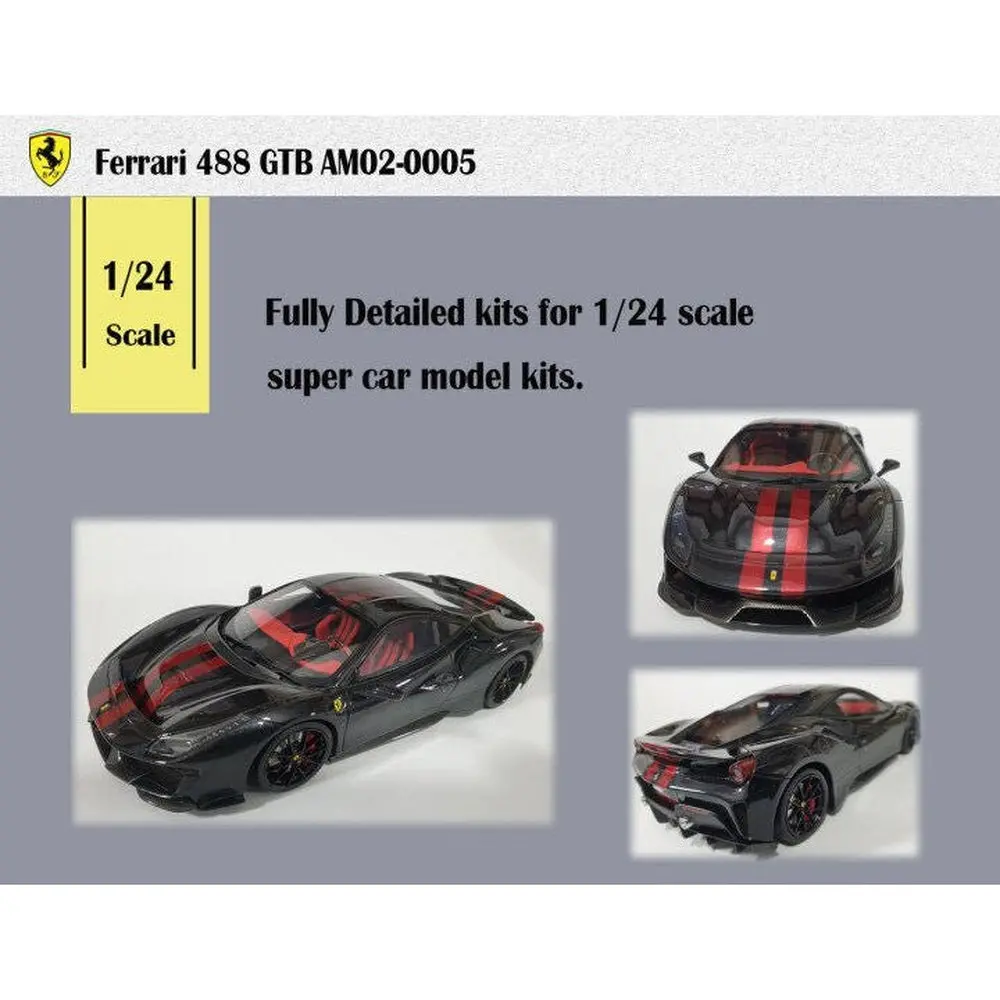 Alpha Model Ferrari 488 Gtb 1/24 1