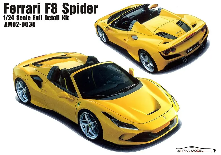 Alpha Model Ferrari F8 Spider 1/24 1