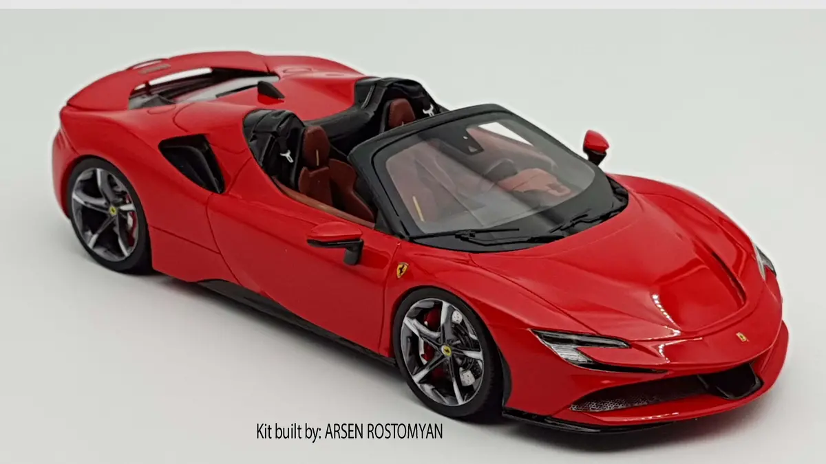 Alpha Model Ferrari Sf90 Spider 1/24 1