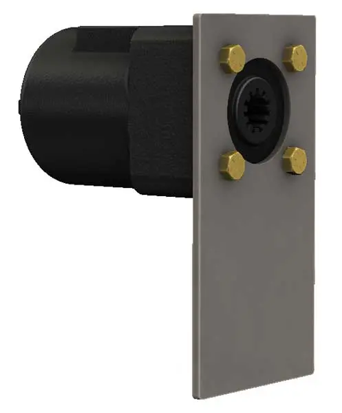 Flat Orbital Hydraulic Steering Valve Mount 2