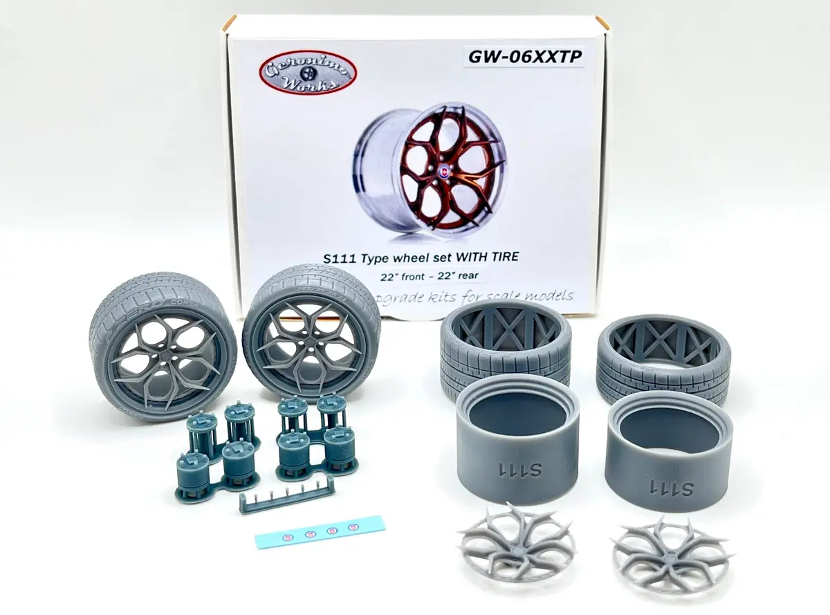 Geronimoworks Hre S111 Type Wheel Set 22"- 22" With Pirelli Tire 2
