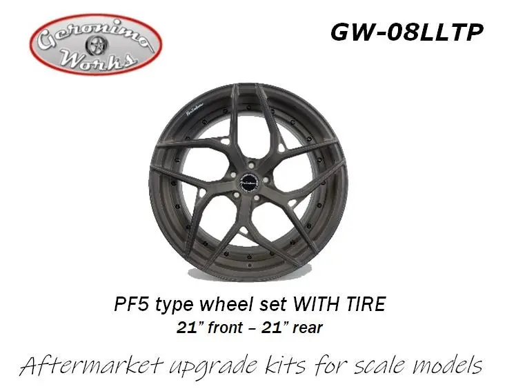 Geronimoworks Brixton Pf5 Type Wheel Set 21"- 21" With Pirelli Tire 1