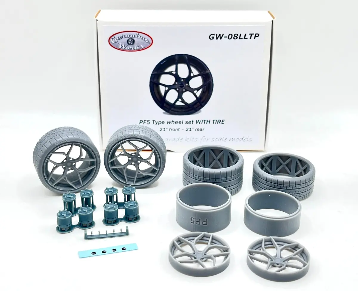 Geronimoworks Brixton Pf5 Type Wheel Set 21"- 21" With Pirelli Tire 2