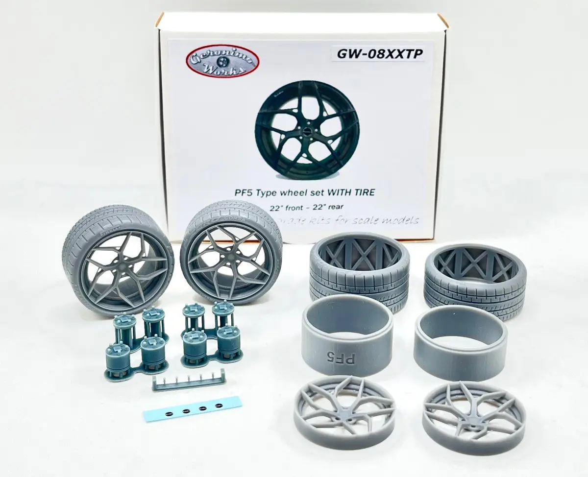 Geronimoworks Brixton Pf5 Type Wheel Set 22"- 22" With Pirelli Tire 2