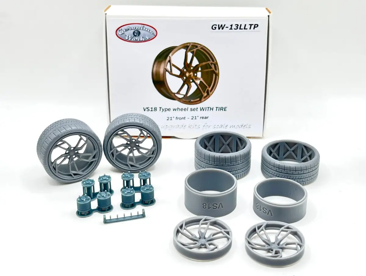 Geronimoworks Vsforged Vs18 Type Wheel Set 21"- 21" With Pirelli Tire 2