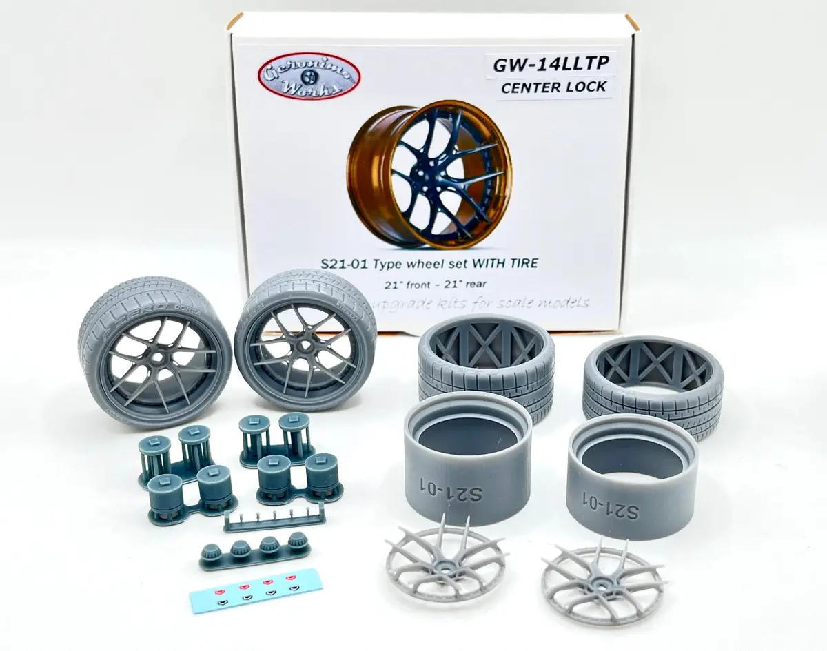 Geronimoworks Vossen S21-01 3P Type Wheel Set 21"- 21" With Pirelli Tire Centerlock 2