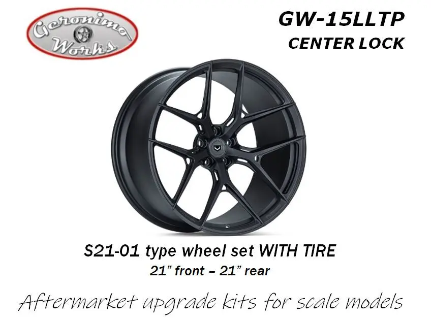 Geronimoworks Vossen S21-01 1P Type Wheel Set 21" - 21" With Pirelli Tire Centerlock 1
