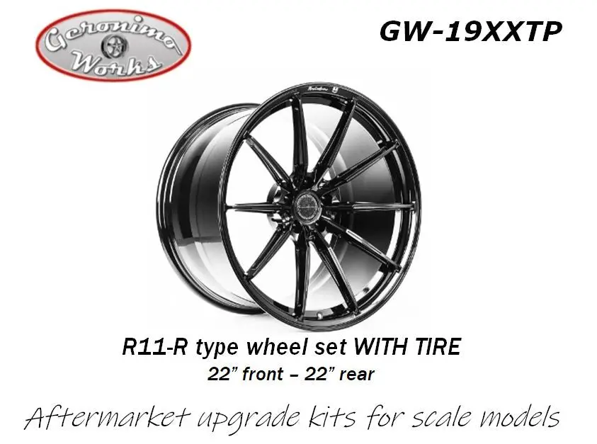 Geronimoworks Brixton R11-R Type Wheel Set 22" - 22" With Pirelli Tire 1