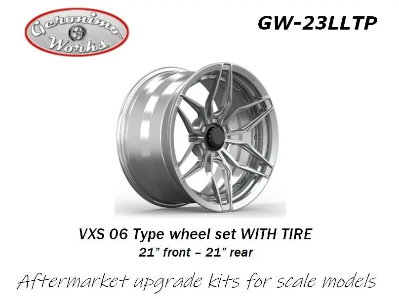 Geronimoworks Velos Designwerks Vsx06 Type Wheel Set 21" - 21" With Pirelli Tire 1