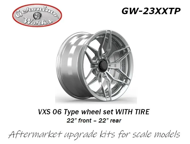 Geronimoworks Velos Designwerks Vsx06 Type Wheel Set 22" - 22" With Pirelli Tire 1