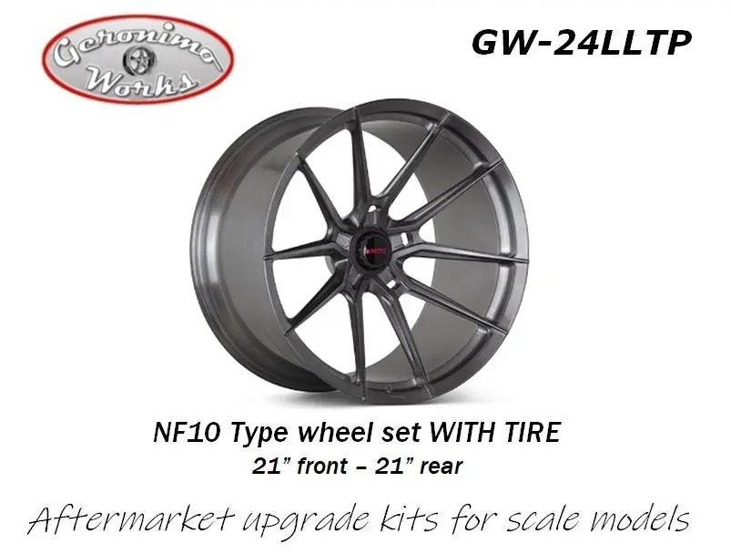 Geronimoworks Novitec Nf10 Type Wheel Set 21" - 21" With Pirelli Tire 1