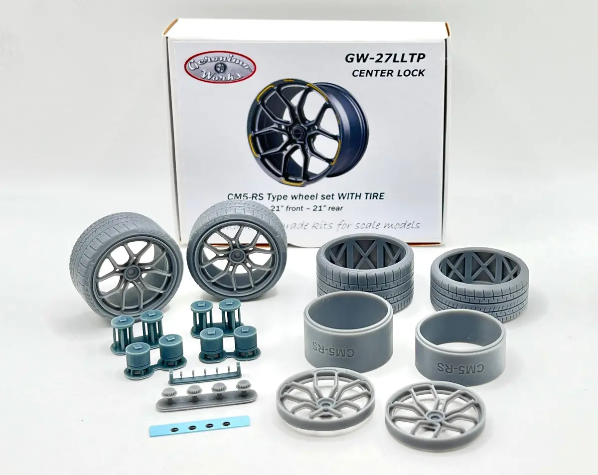 Geronimoworks Brixton Cm5-Rs Type Wheel Set 21" - 21" With Pirelli Tire Centerlock 2