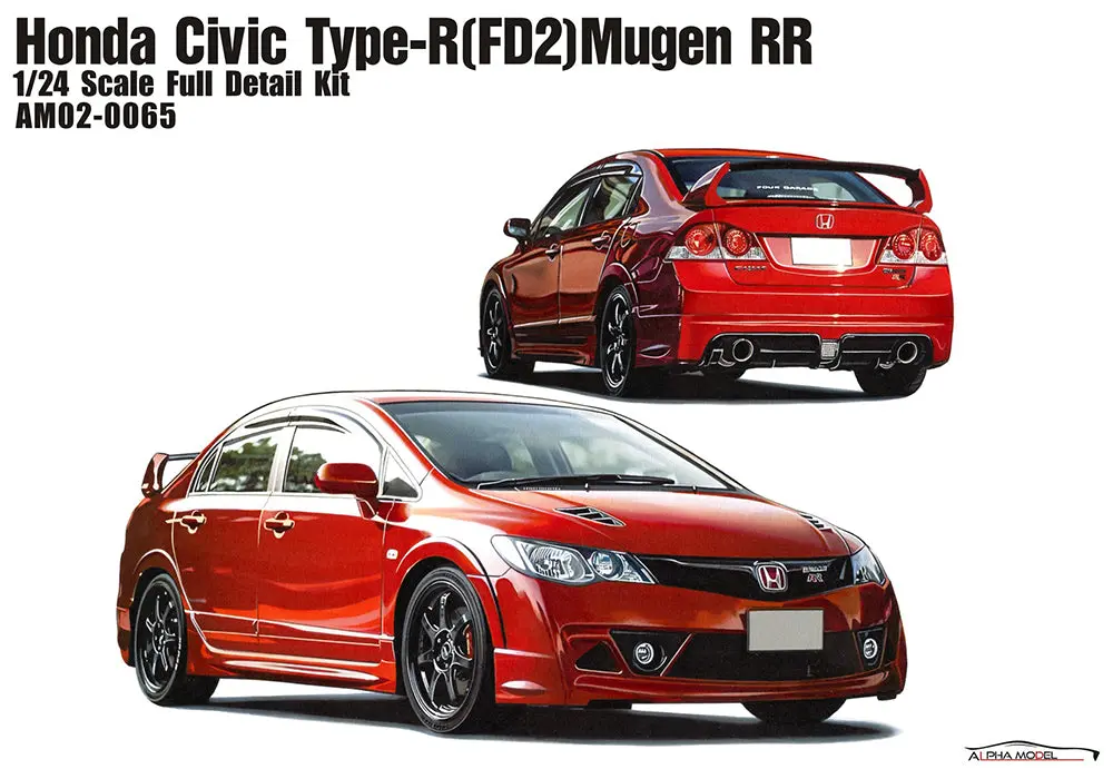 Alpha Model Honda Civic Type-R (Fd2) Mugen Rr 1