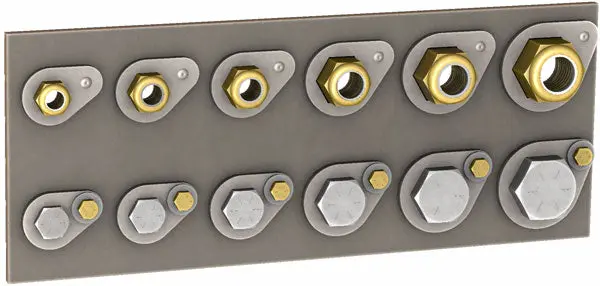 Hex Capture Plug Weld Washer 2
