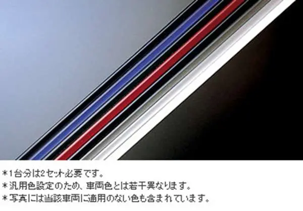 『プリウスα』 純正 Zvw41 Zvw40 ドアエッジプロテクター 樹脂製 2本入 パーツ トヨタ純正部品 ドアモール ドアエッジモール Prius オプション アクセサリー 用品 1