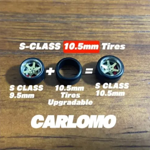 Wheels Carlomo Rubber Upgrade Size To 10,5 Mm 1