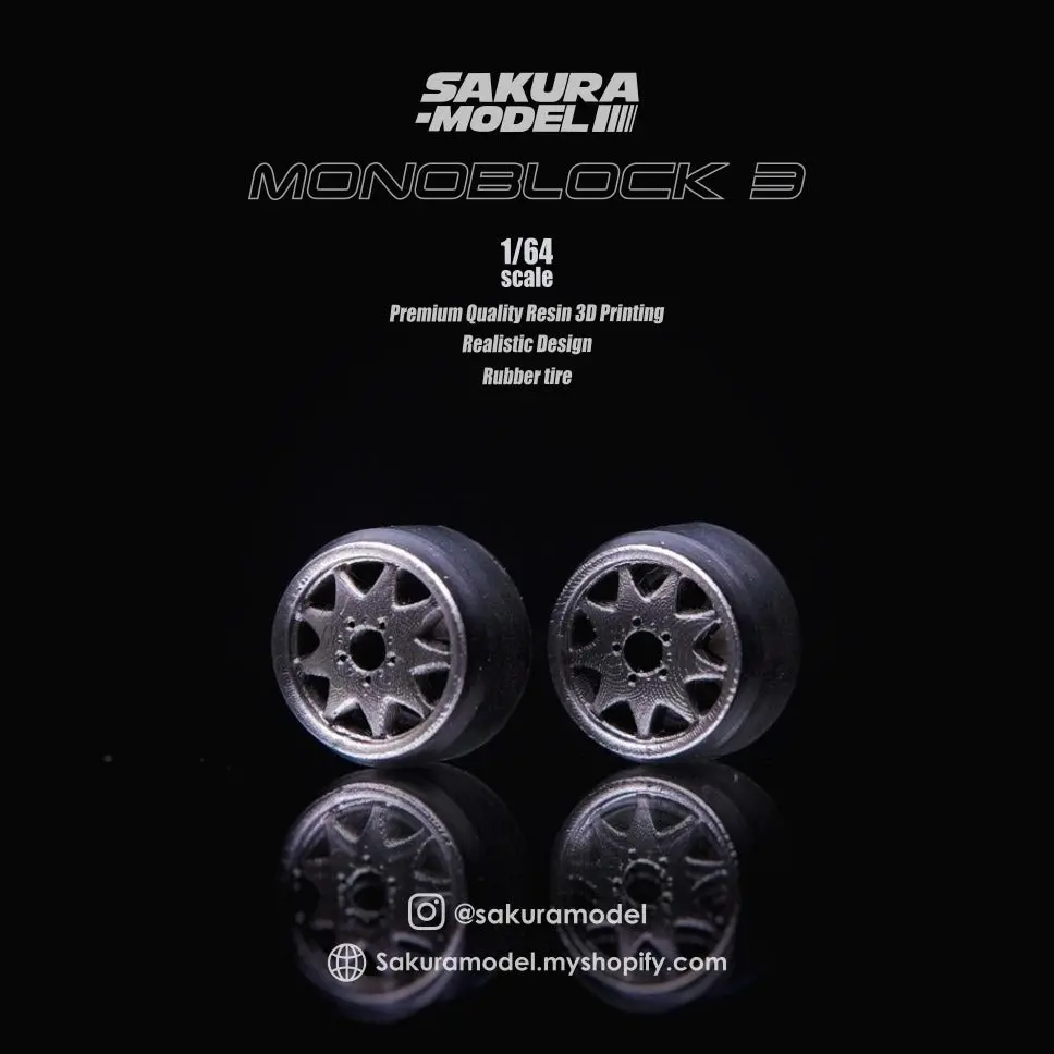 Custom Wheel 64 Scale Model Brabus Monoblock 3 1
