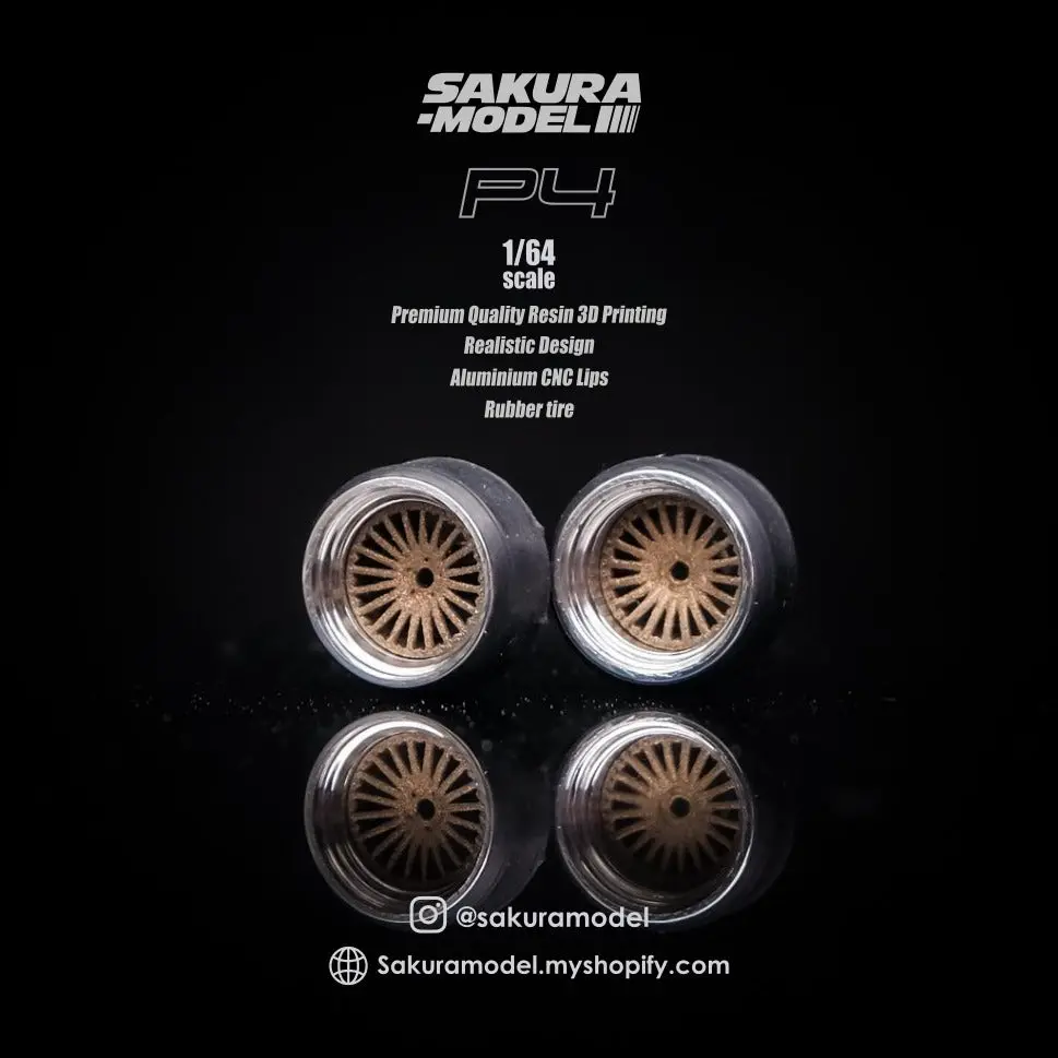 Custom Wheel 64 Scale Model Prowheels P4 2