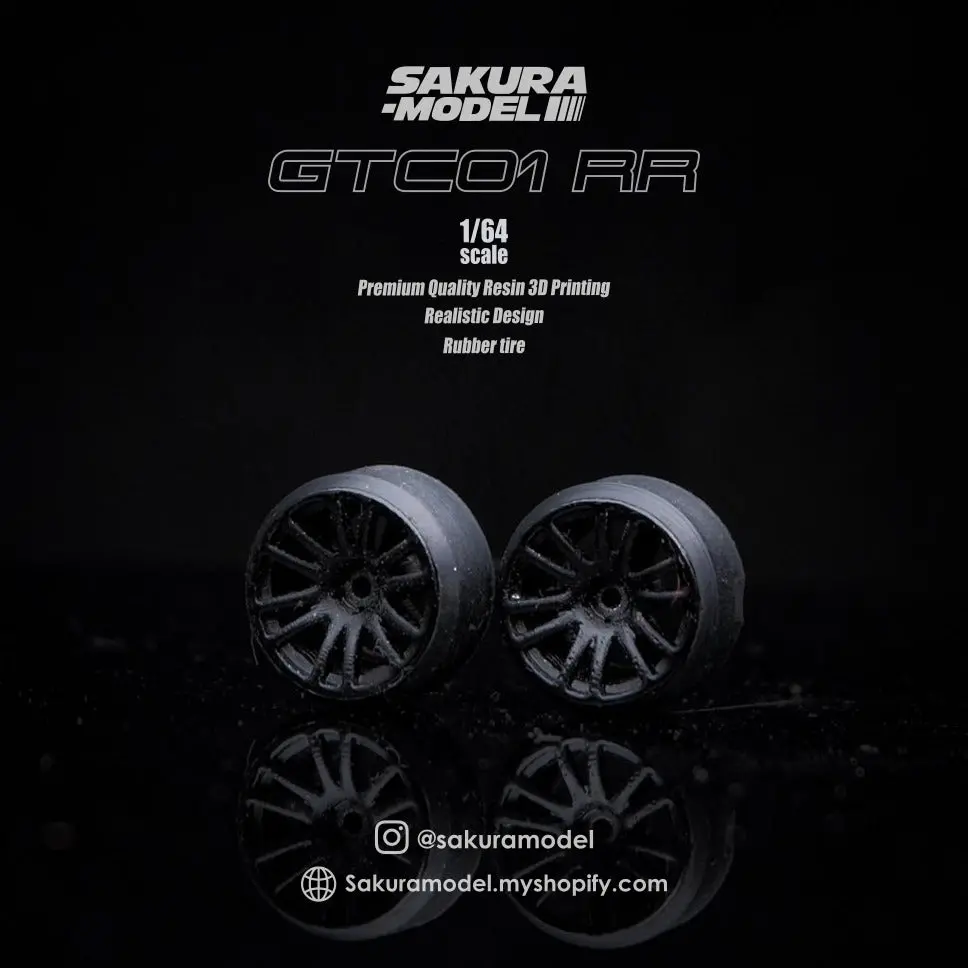 Custom Wheel 64 Scale Model Enkei Gtc01 2