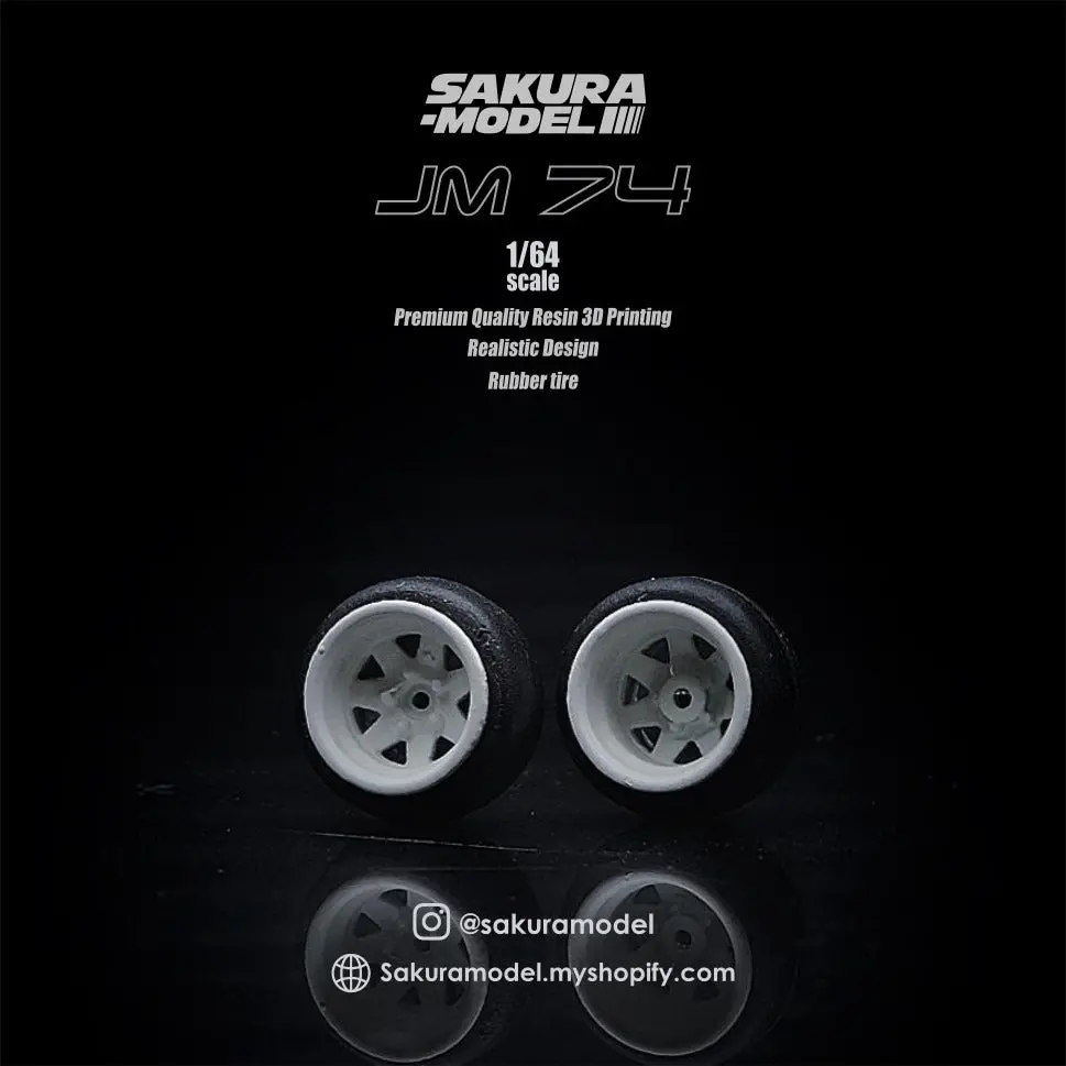Custom Wheels 64 Scale Model Oem Jm 74 - Non Barel 1