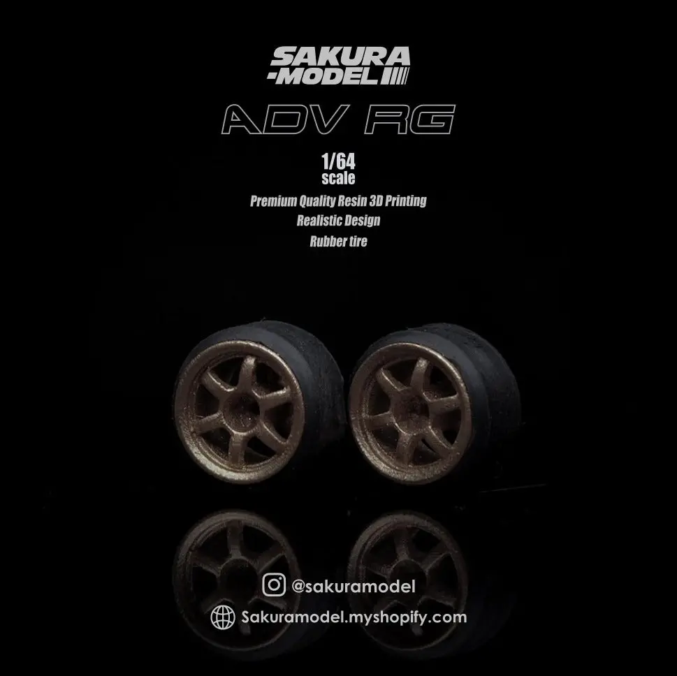 Custom Wheel 64 Scale Model Rg 1