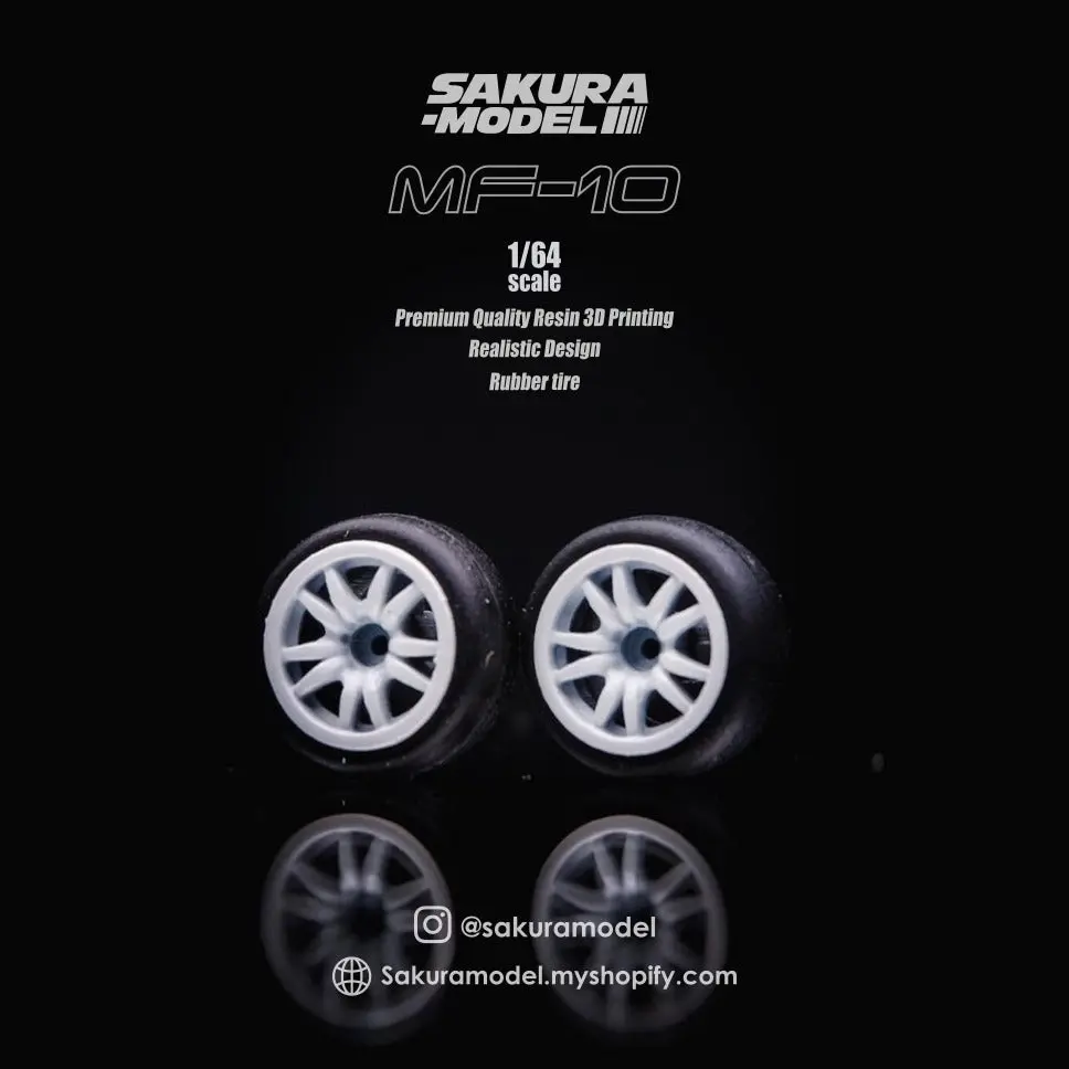 Custom Wheels 64 Scale Model Mugen Mf10 2