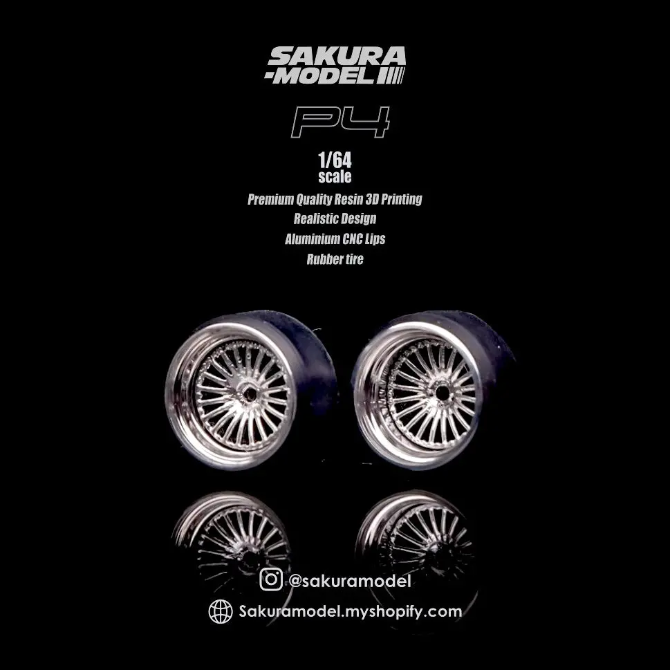 Custom Wheel 64 Scale Model Prowheels P4 2