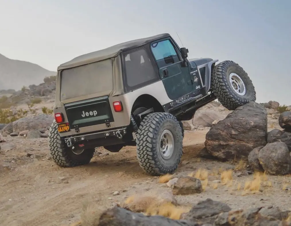 Tj Lj Rear Tail Plate Bumper 2