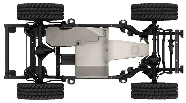 Jeep Jk 2 Door Skid Plate Kit 2007-2018 1