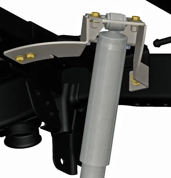 Jeep Jk Rear Upper Shock Mount Extension Brackets 2