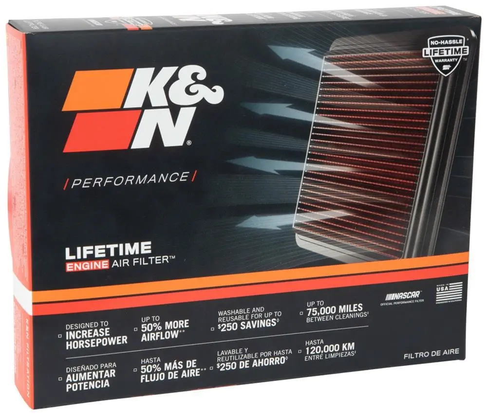 K&N 33-2239 Washable Performance Air Filter – Lifetime Warranty 2