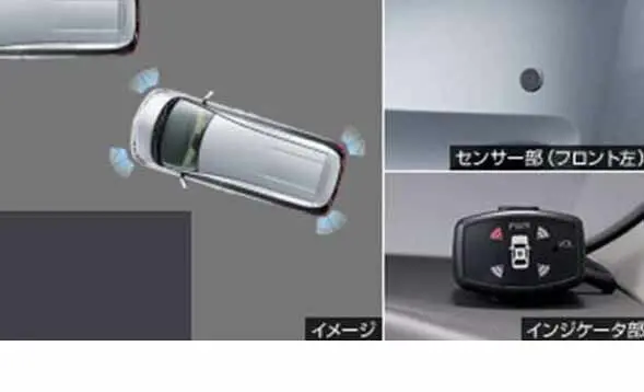 『エスティマ』 純正 Gsr50w Gsr55w Acr50w A コーナーセンサー ボイス４センサー パーツ トヨタ純正部品 危険察知 接触防止 セキュリティー Estima オプション アクセサリー 用品 1
