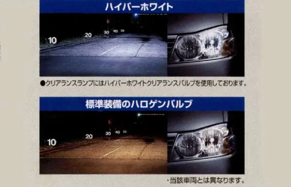 『グロリア』 純正 My34 ハイパワーハロゲンバルブ ヘッドランプ（ハイビーム）用+クリアランスランプ用 パーツ 日産純正部品 電球 照明 ライト Gloria オプション アクセサリー 用品 1