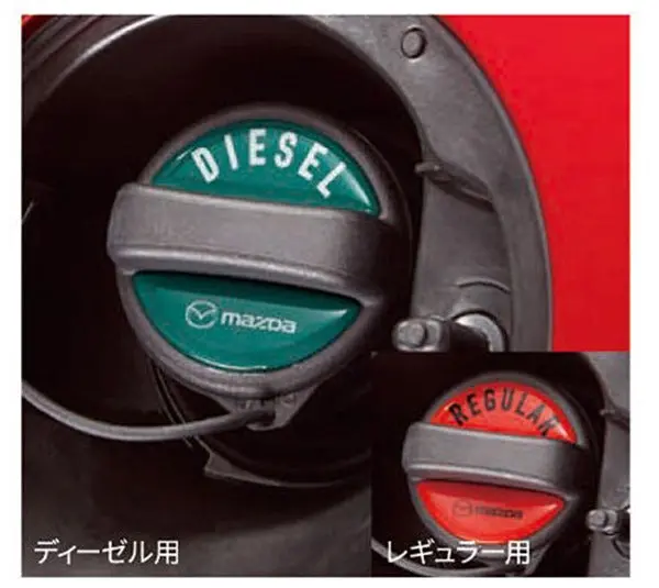 『Mazda3』 純正 Dkefw Dkeaw Dkf8w Dk8aw フューエルフィラーデカール パーツ マツダ純正部品 ステッカー シール ワンポイント オプション アクセサリー 用品 1