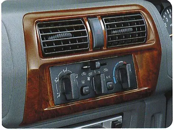 『ミニキャブ』 純正 U61 木目調フロントパネル(トラック用) パーツ 三菱純正部品 Minicab オプション アクセサリー 用品 1