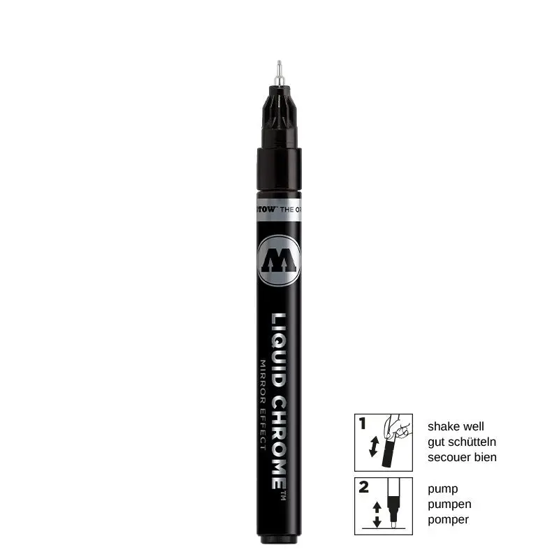 Molotow Liquid Chrome Marker 1Mm 703101 1