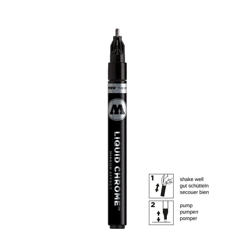 Molotow Liquid Chrome Marker 2Mm 703102 1
